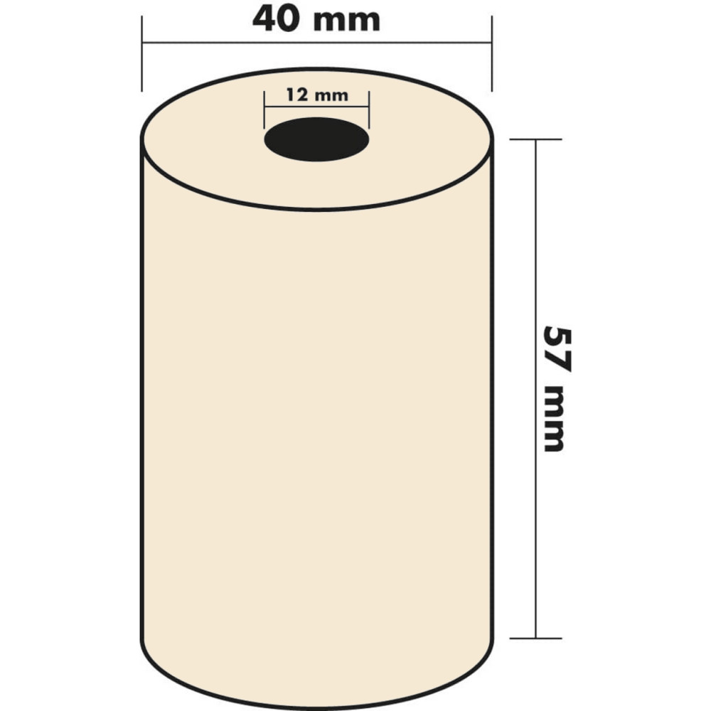 20 Bobines Papier Thermique 57x35mm - Sans BPA Pour Terminal CB Et Imprimantes