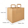 Sac Papier Kraft 32+22x24