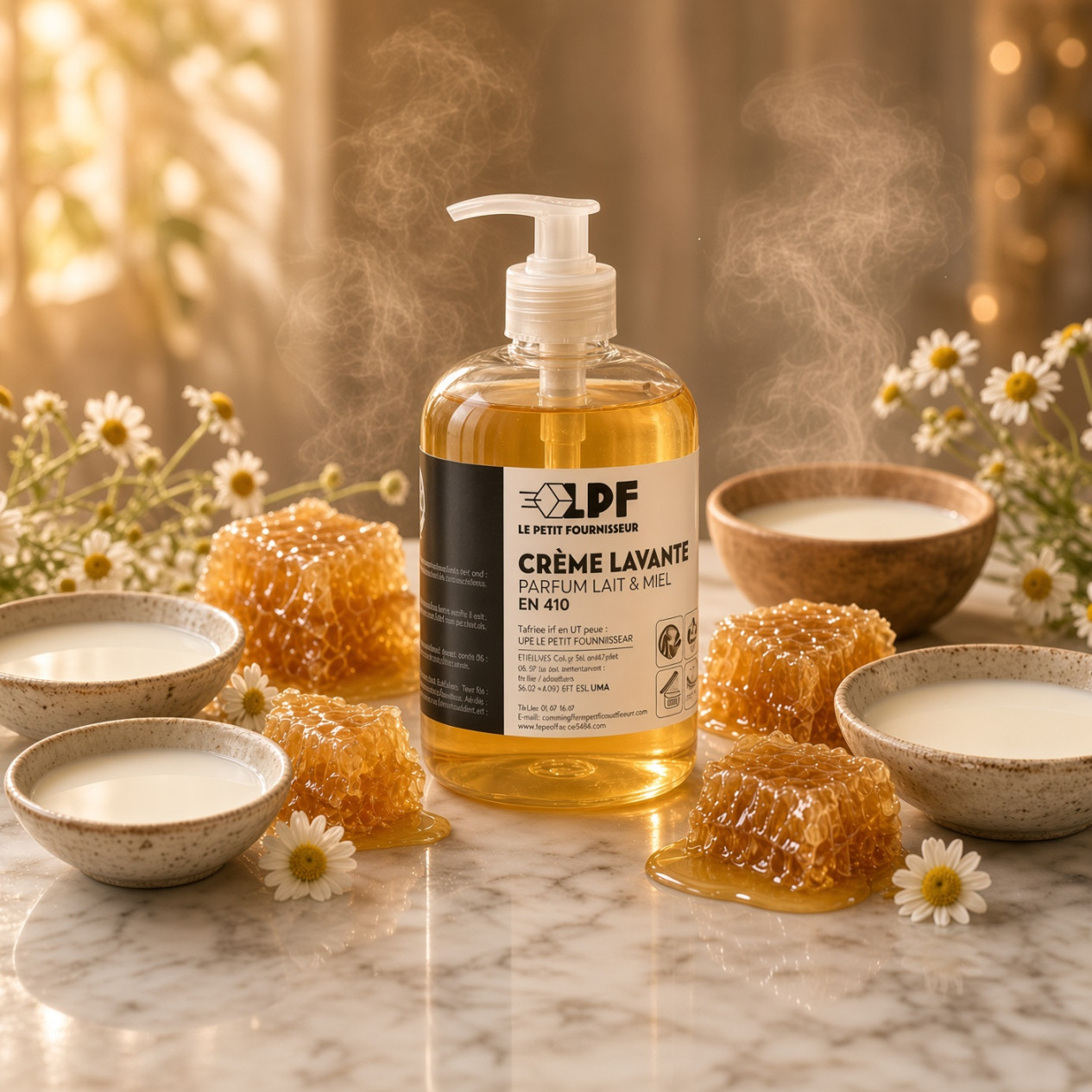 Crème Lavante "Lait & Miel"